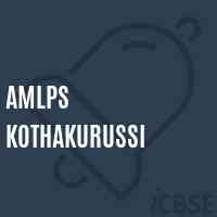 Amlps Kothakurussi Primary School Logo
