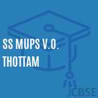 Ss Mups V.O. Thottam Upper Primary School Logo