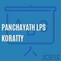 Panchayath Lps Koratty Primary School Logo