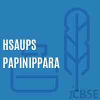 Hsaups Papinippara Upper Primary School Logo