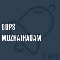 Gups Muzhathadam Middle School Logo