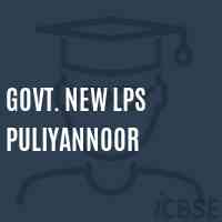 Govt. New Lps Puliyannoor Primary School Logo