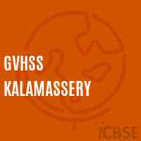 Gvhss Kalamassery Senior Secondary School Logo