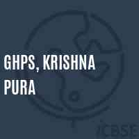 Ghps, Krishna Pura Middle School Logo