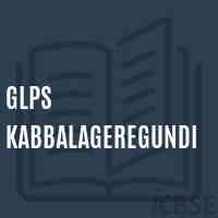 Glps Kabbalageregundi Primary School Logo