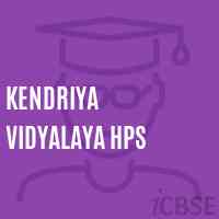 Kendriya Vidyalaya Hps Secondary School Logo