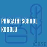 Pragathi School Koodlu Logo
