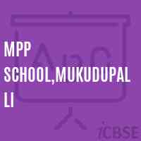 MPP School,Mukudupalli Logo