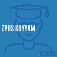 Zphs Koyyam Secondary School Logo