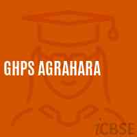 Ghps Agrahara Middle School Logo