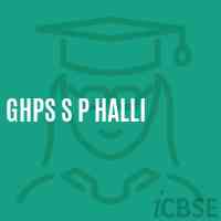 Ghps S P Halli Middle School Logo