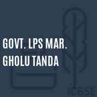 Govt. Lps Mar. Gholu Tanda Primary School Logo