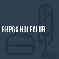 Ghpgs Holealur Middle School Logo