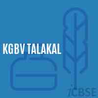 Kgbv Talakal Middle School Logo