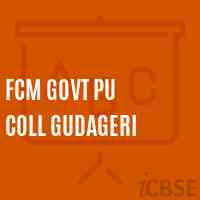 Fcm Govt Pu Coll Gudageri Secondary School Logo