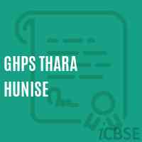 Ghps Thara Hunise Middle School Logo