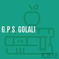 G.P.S. Golali Primary School Logo