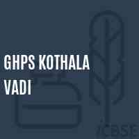 Ghps Kothala Vadi Middle School Logo