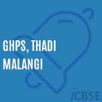 Ghps, Thadi Malangi Middle School Logo