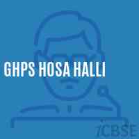Ghps Hosa Halli Middle School Logo