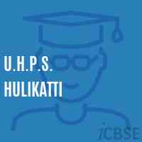 U.H.P.S. Hulikatti Primary School Logo