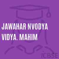 Jawahar Nvodya Vidya. Mahim High School Logo