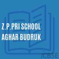 Z.P.Pri School Aghar Budruk Logo