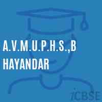 A.V.M.U.P.H.S.,Bhayandar Middle School Logo