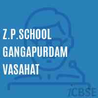 Z.P.School Gangapurdam Vasahat Logo