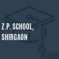 Z.P. School, Shirgaon Logo