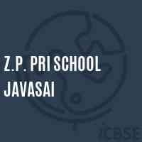 Z.P. Pri School Javasai Logo