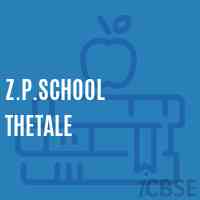 Z.P.School Thetale Logo