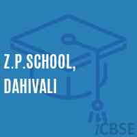 Z.P.School, Dahivali Logo