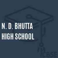 N. D. Bhutta High School Logo
