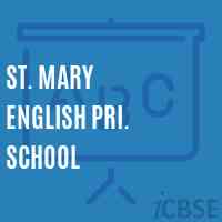 St. Mary English Pri. School Logo