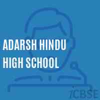 Adarsh Hindu High School Logo