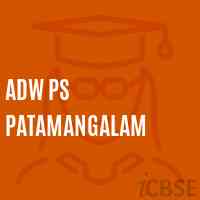 Adw Ps Patamangalam Primary School Logo