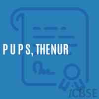 P U P S, Thenur Primary School Logo