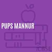 Pups Mannur Primary School Logo