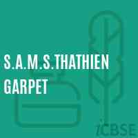 S.A.M.S.Thathiengarpet Middle School Logo