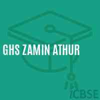Ghs Zamin Athur Secondary School Logo