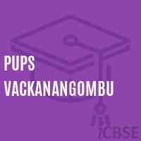 Pups Vackanangombu Primary School Logo