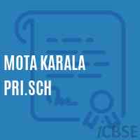 Mota Karala Pri.Sch Middle School Logo