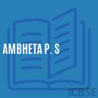 Ambheta P. S Middle School Logo