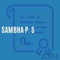 Sambha P. S Middle School Logo