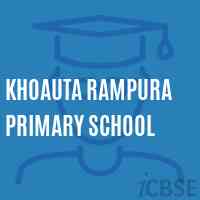 Khoauta Rampura Primary School Logo