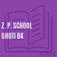Z. P. School Ghoti Bk Logo