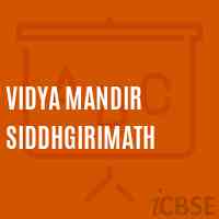 Vidya Mandir Siddhgirimath Primary School Logo