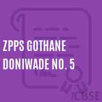Zpps Gothane Doniwade No. 5 Primary School Logo
