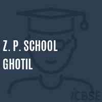 Z. P. School Ghotil Logo